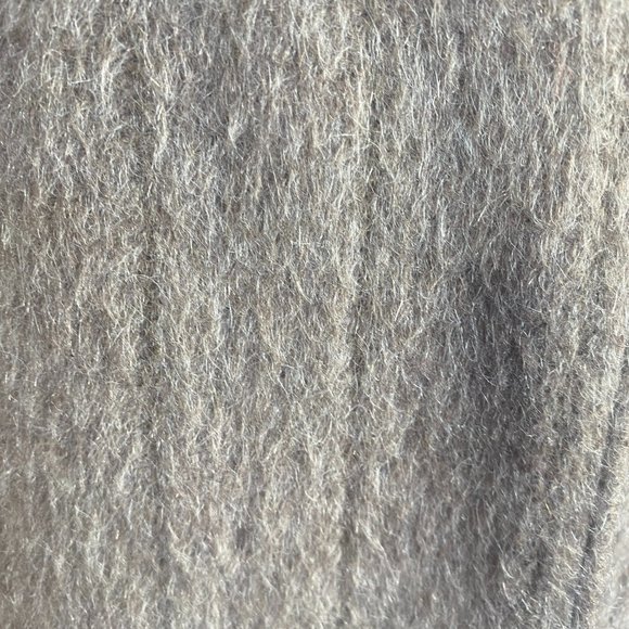 VINTAGE GOLDEN GATE LLAMA AND VIRGIN WOOL LONG COAT (SZ SM) - Picture 13 of 16